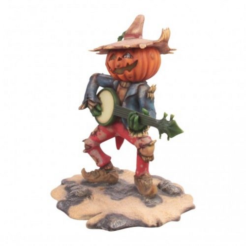 pumpkin scarecrow banjo nlcdeco