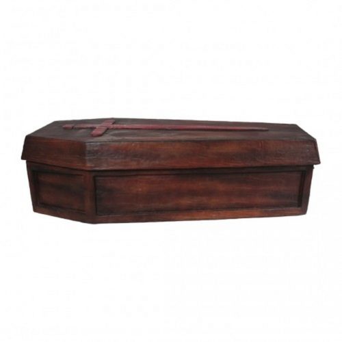 Cercueil en bois ancien nlcdeco