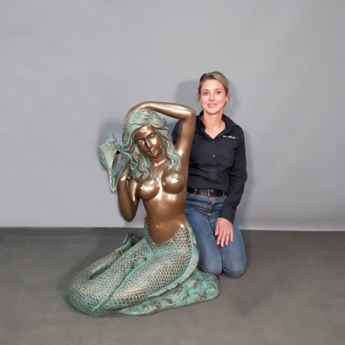 Sirène en bronze nlcdeco