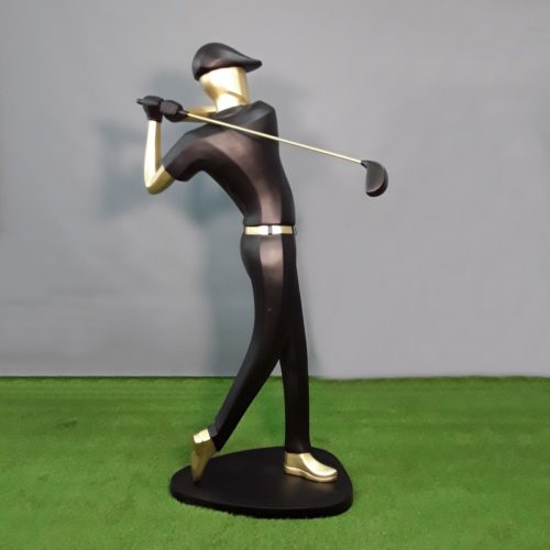 Statue golfeur design décoration moderne nlcdeco