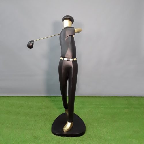 statue d'un golfeur décor chic nlcdeco