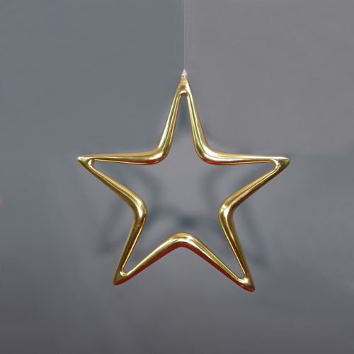 décoration à suspendre étoile dorée nlcdeco
