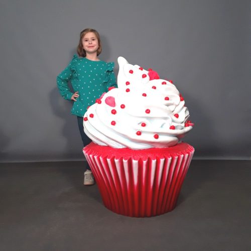 gros cupcake rouge nlcdeco