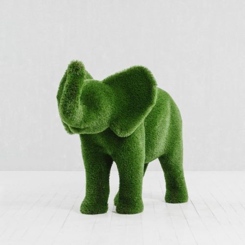 baby elephant topiary nlcdeco