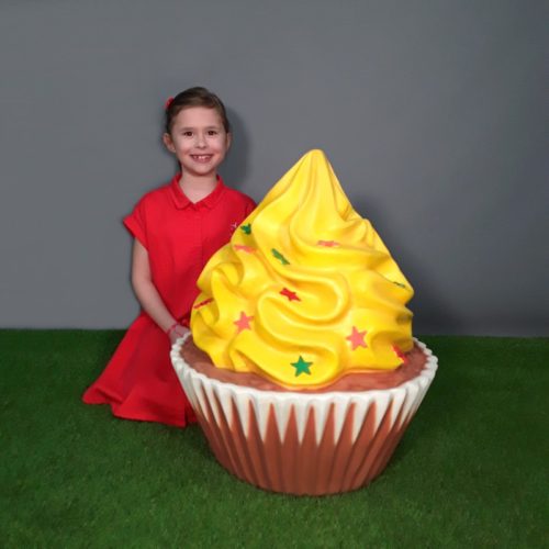 Cupcake au citron géant nlcdeco