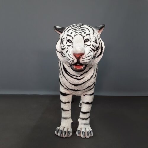 Statue tigre blanc taille réelle nlcdeco