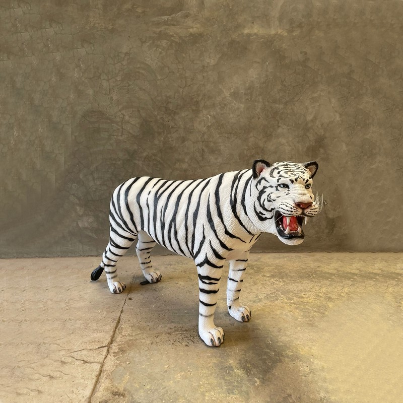 Tigre blanc debout nlcdeco