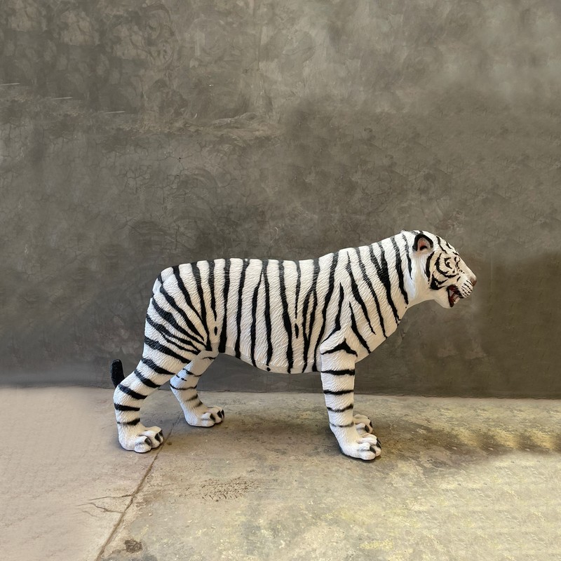 Tigre blanc décoration zoo nlcdeco