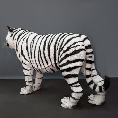 statue 3D tigre blanc nlcdeco