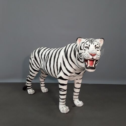 sculpture tigre blanc nlcdeco