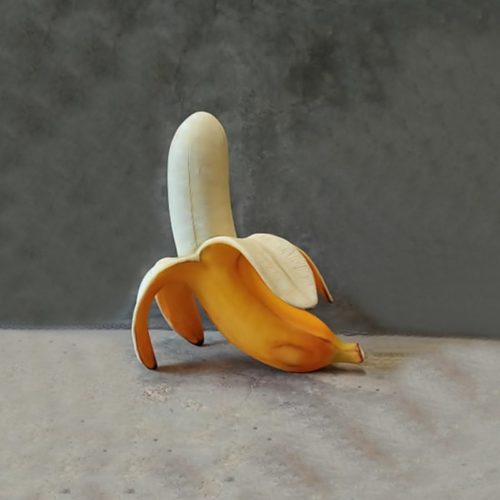 reproduction banane pelée géante nlcdeco