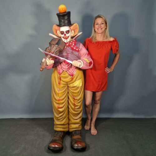 Clown en résine nlc deco