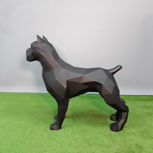 décor design chien origami nlcdeco