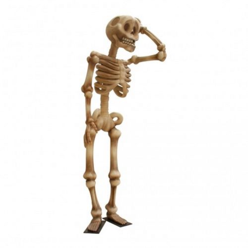 Décor d'halloween squelette humain qui médite nlcdeco