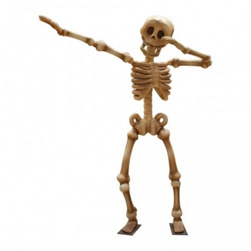 Squelette qui fait un dab décoration d'halloween nlcdeco