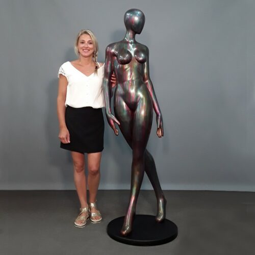 statue femme nue couleur bronze nlcdeco