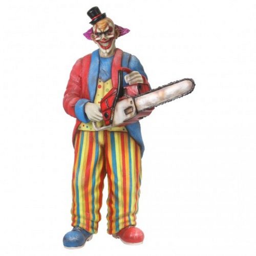 Clown tueur avec sa tronçonneuse nlcdeco