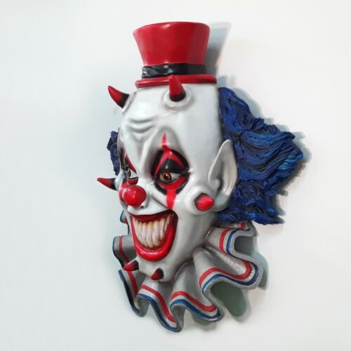 Décor mural clown effrayant halloween nlcdeco