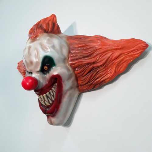 Décor mural tête de clown effrayant nlcdeco