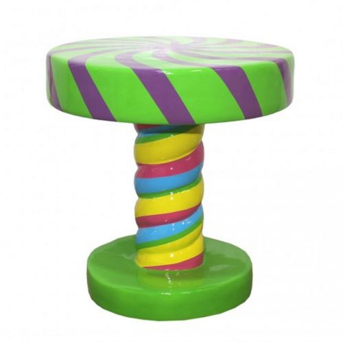 Table spirale colorée nlcdeco