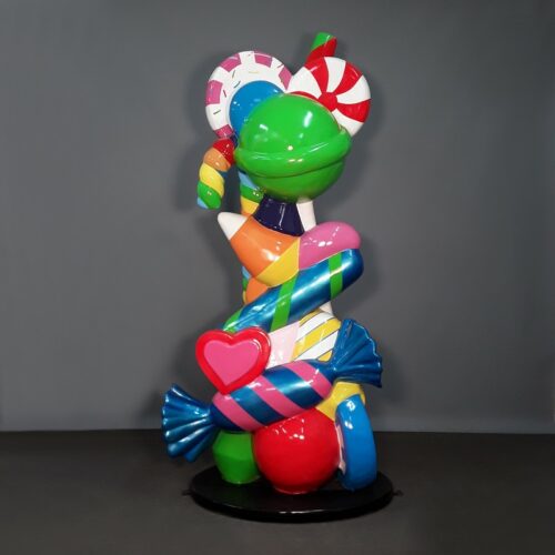 resin statue Assorted Candy Stack nlcdeco
