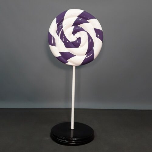 sucette sur pied ronde violette nlcdeco