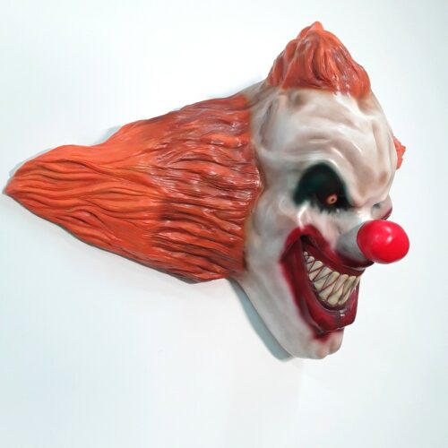 tête 3D clown décor mural nlcdeco