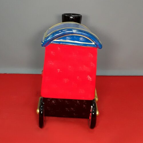 reproduction toy locomotive blue and red nlcdeco