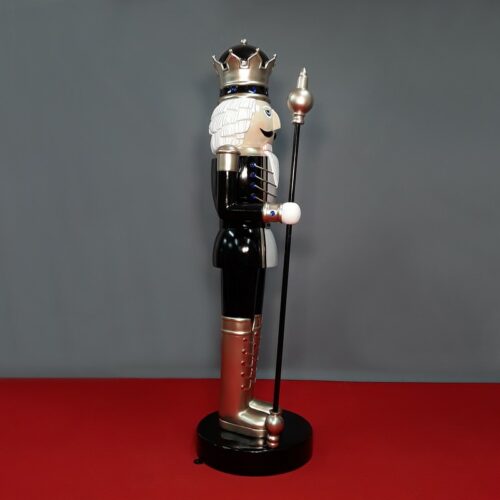 resin statue king nutcracker and scepter nlcdeco