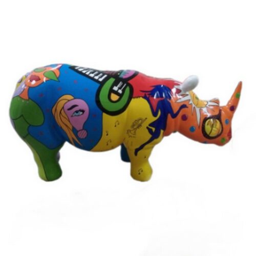Statuette design rhinocéros nlcdeco