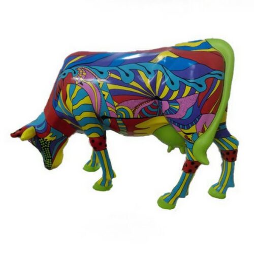 Vache design colorée nlcdeco