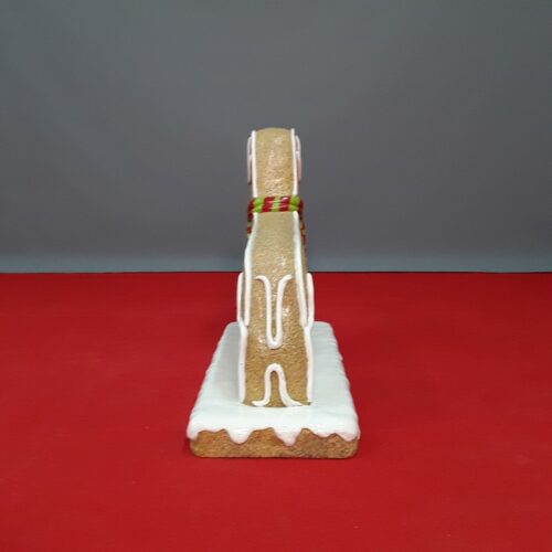Gingerbread Dachshund Statue nlcdeco