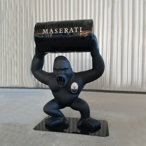 Statue design gorille noir XXL nlcdeco