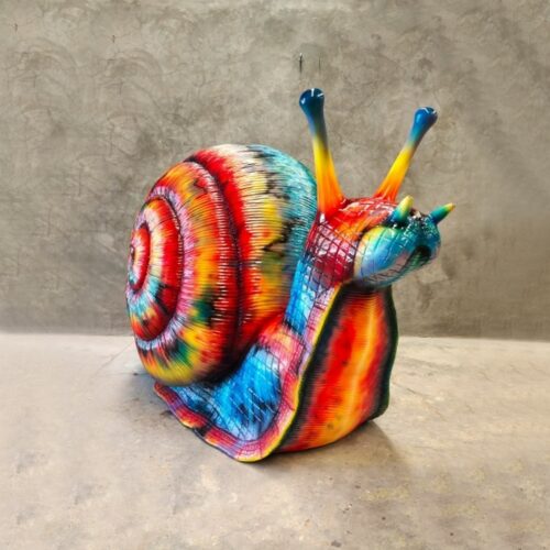 Statue escargot multicolores nlcdeco