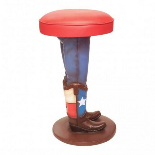 Tabouret design jambes de cow-boy nlcdeco