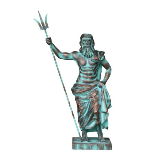 sculpture bronze Du Dieu de la mer nlcdeco