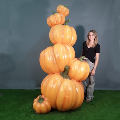 Citrouille en résine décoration Halloween nlc deco