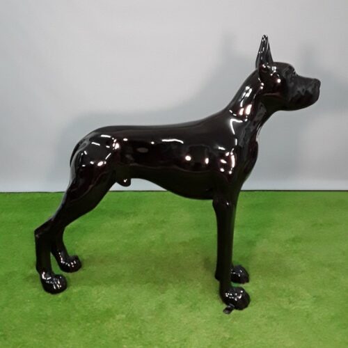 Reproduction Dogue Allemand design noir nlcdeco