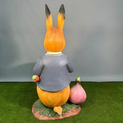 figurine géante de lapin de pâques