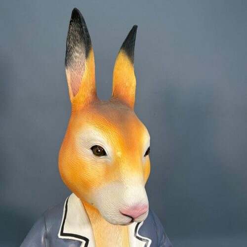 grande statue de lapin de pâques