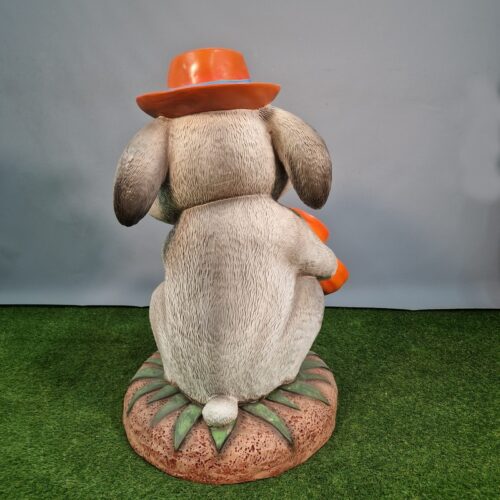 reproduction d'un Lapin géant décors de PÂQUES