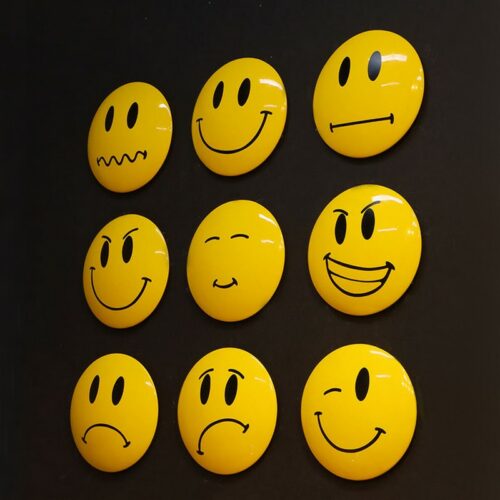 Décor mural emoji chambre adolescent nlcdeco