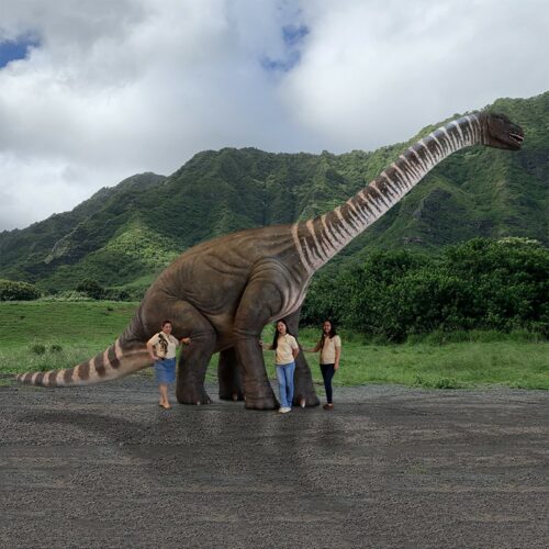 Rhoetosaurus Brownei resin statue nlcdeco