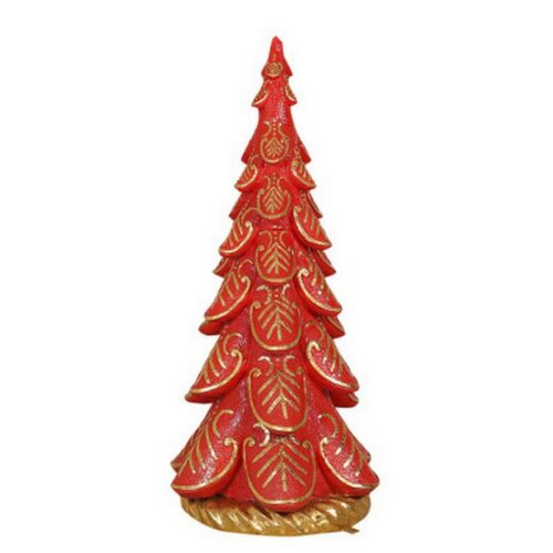sapin factice rouge et or nlcdeco