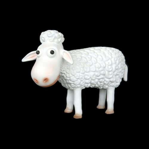 statue humoristique mouton blanc nlcdeco