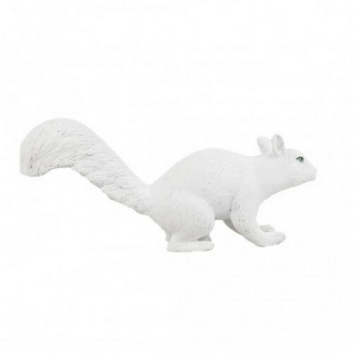 Statue décorative écureuil blanc nlcdeco
