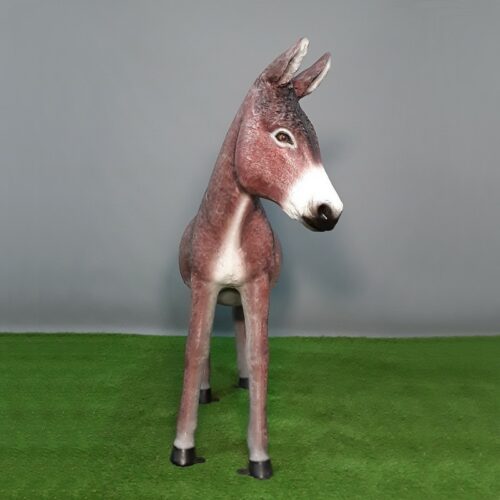 brown donkey standing in resin nlcdeco