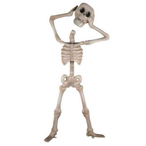 statue comique grand squelette sans tête nlcdeco