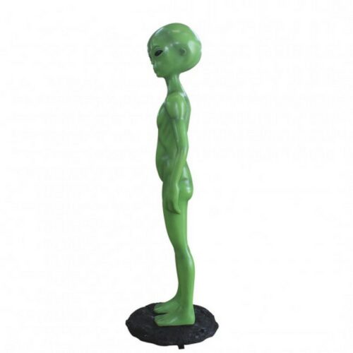 statue décorative extraterrestre vert nlcdeco