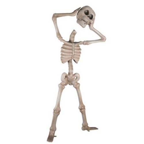 statue humoristique squelette sans tête nlcdeco